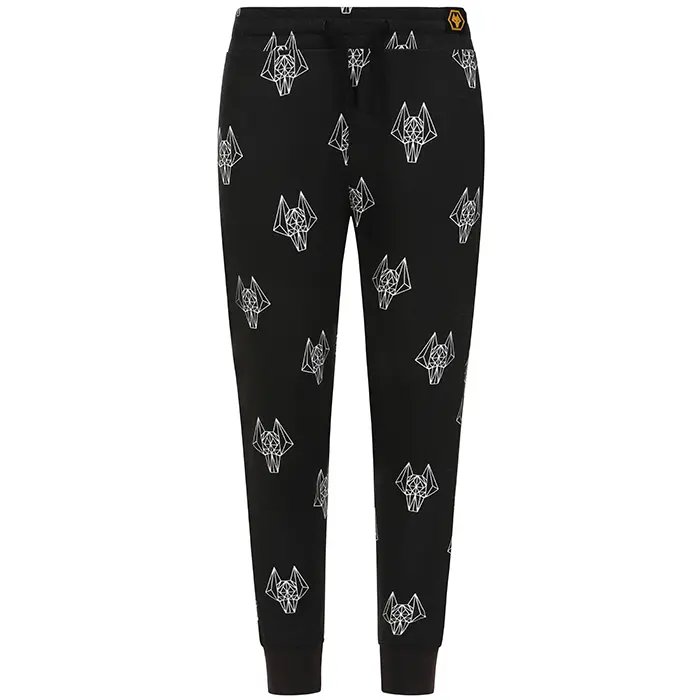 Wolverhampton Wanderers Shop | Graphic Print Pyjama Set – Kids – Black Wolverhampton Wanderers Merchandise